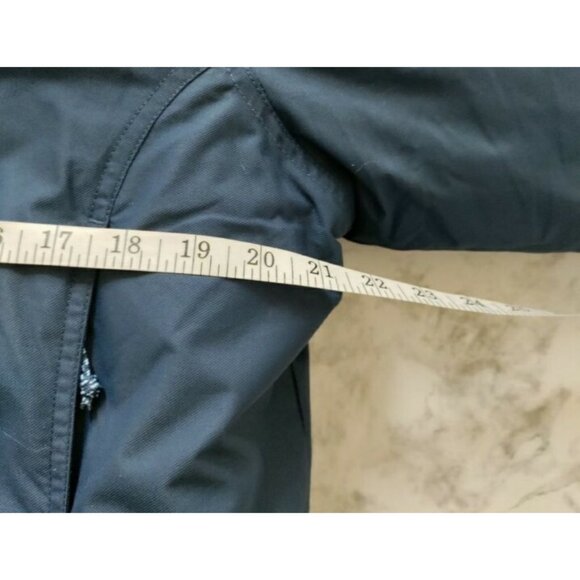 L.L Bean Blue Down Filled Puffer Coat Woman's Size Small - Picture 7 of 8